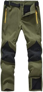G&Monday Mens Snow Pants Sports Insulated Snow Trousers Winter Warm Windproof Outdoor Camping