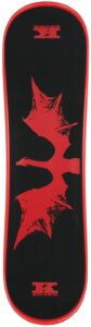 Krown Snowskate Plastic Polymer Skateboard Style Dual Kick Snowboard with Foam Grip