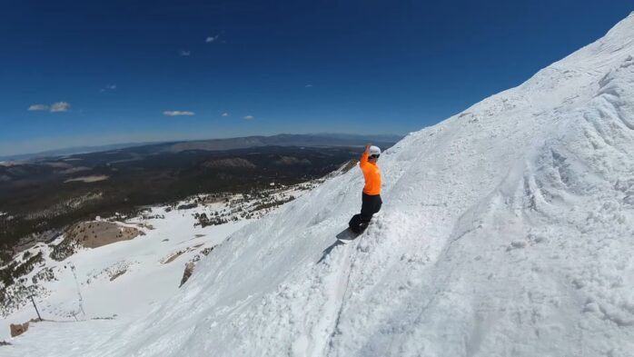 Snowboarding on the Slope